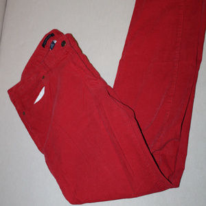 Fabulous Red Land's End Size 14 Corduroy Pants